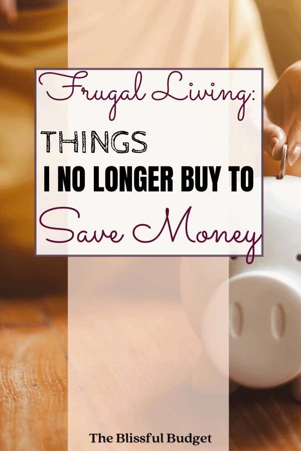 Are there items that you are buying regularly that are a waste of money? Could you be saving more? Check out these items that I no longer buy that have saved me a ton of money. #savingmoney #frugalliving