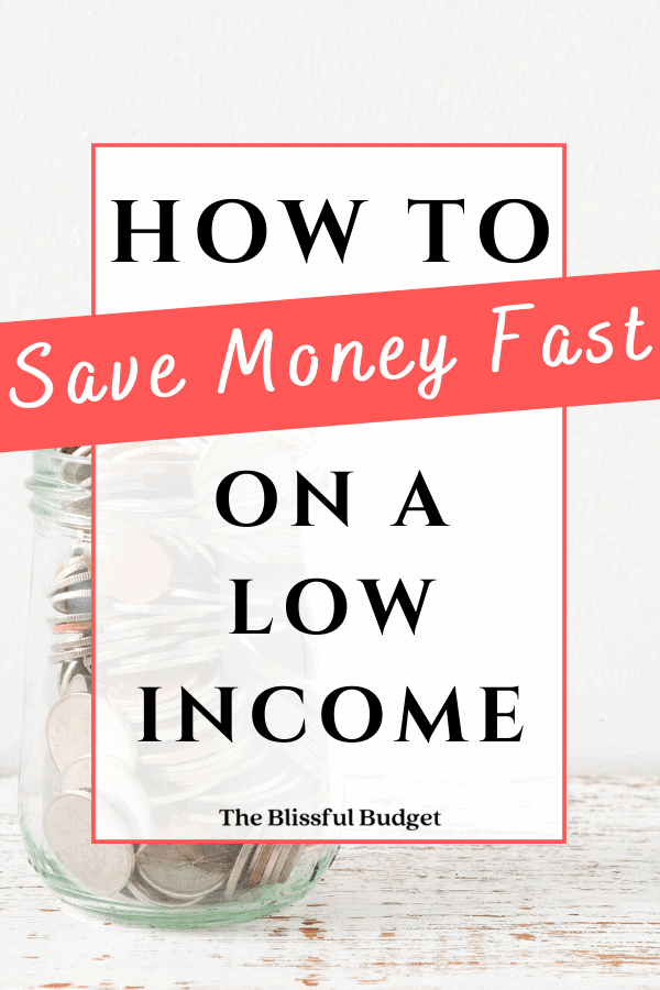 How to save money fast living on a single income or a low income