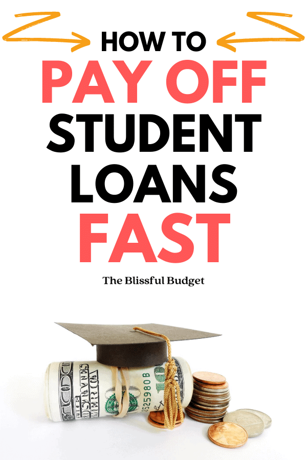 Pay off student loans fast
