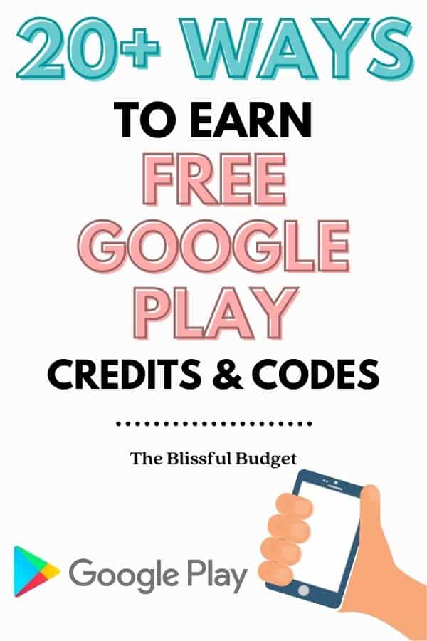 Earn Free Google Play Credits and Codes