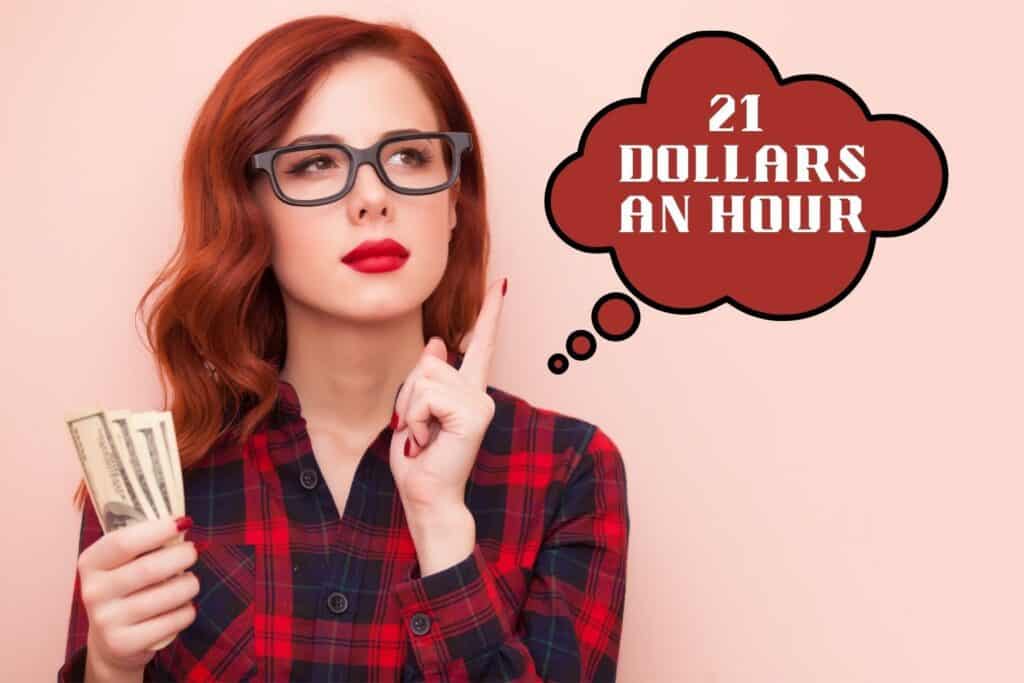$21 an hour is how much a year