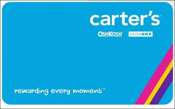 carters credit card login