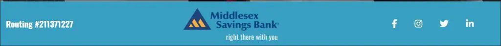 Middlesex Bank Routing Number